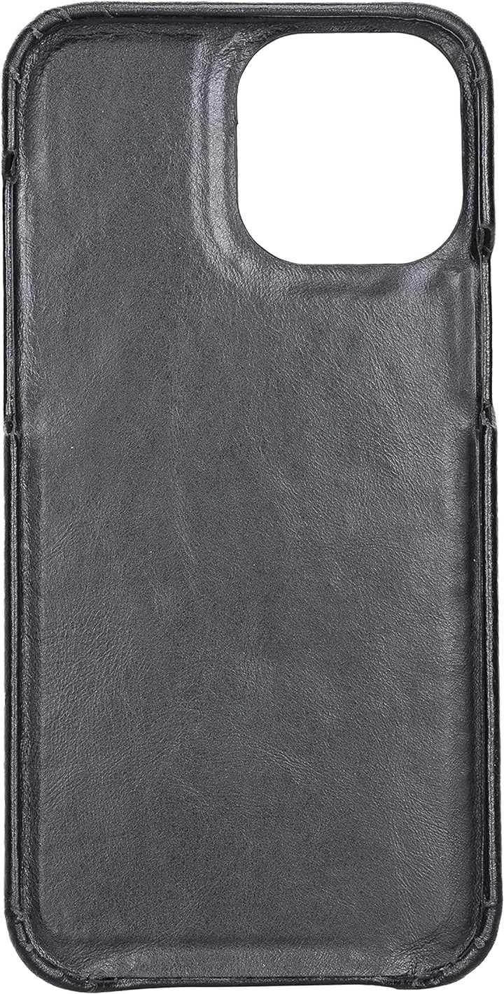 Solo Pelle Lederhülle kompatibel für iPhone 13 Pro Max in 6.7 Zoll abnehmbare Hülle (2in1) inkl. Kar