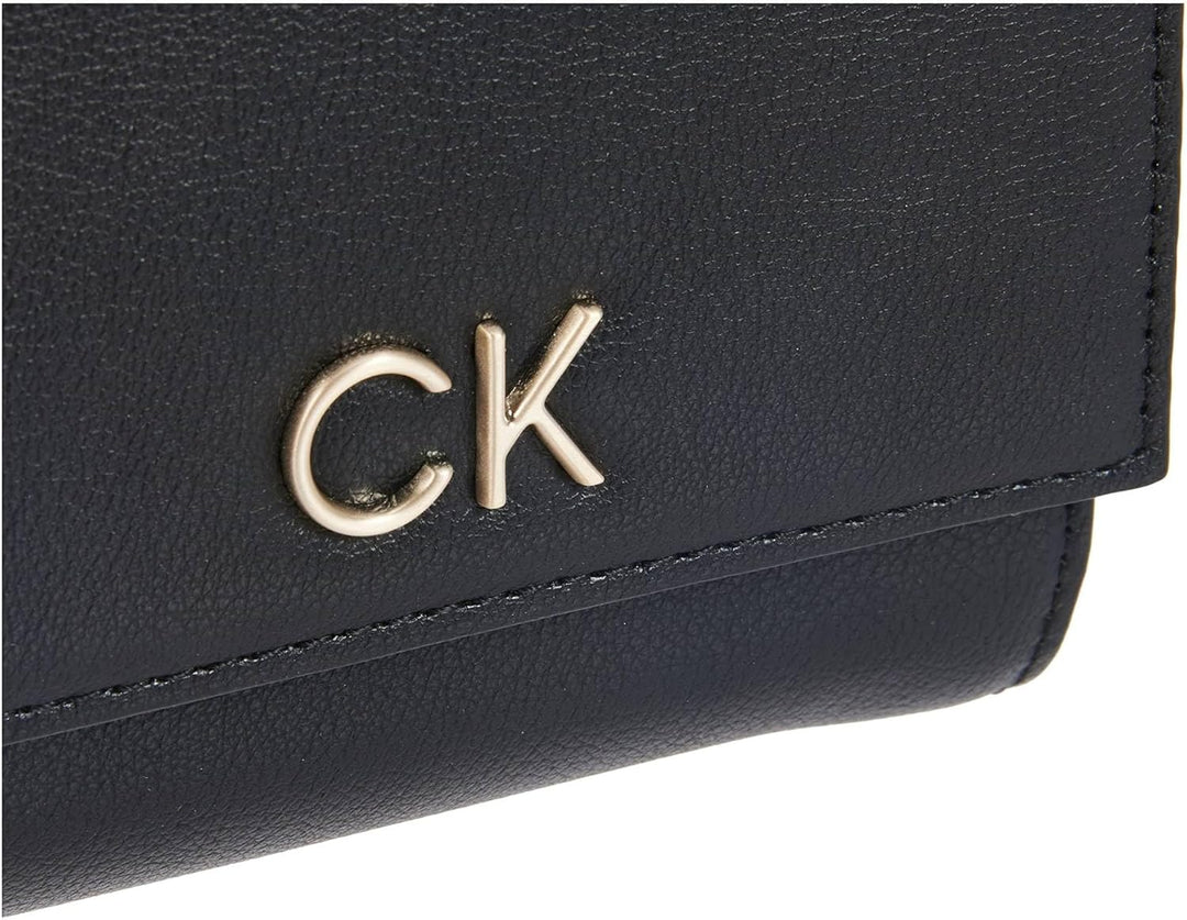 Calvin Klein Damen Portemonnaie mit Münzfach, Schwarz (Ck Black), Onesize