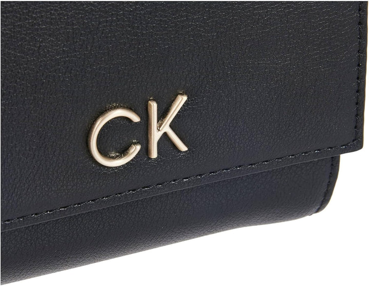 Calvin Klein Damen Portemonnaie mit Münzfach, Schwarz (Ck Black), Onesize