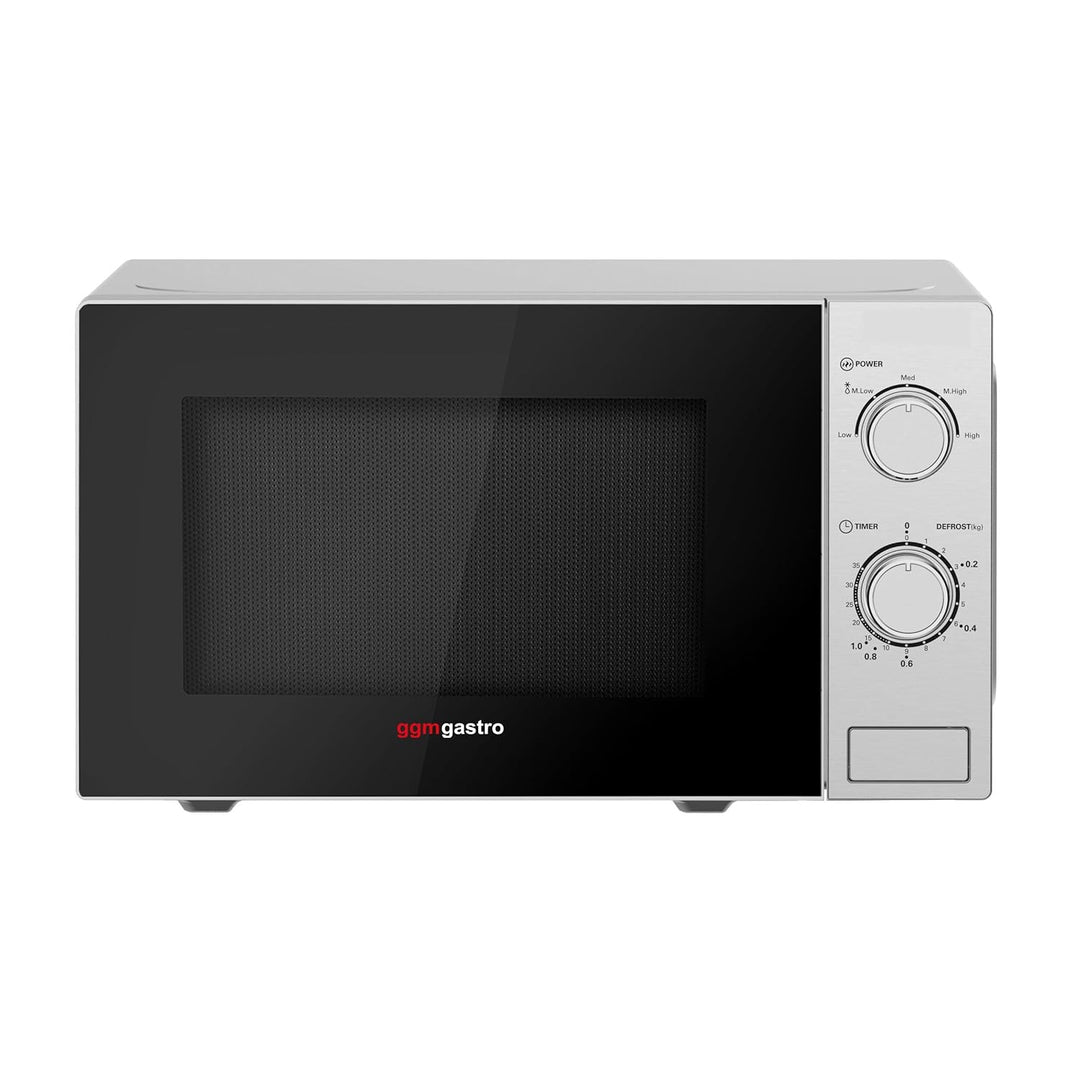 GGM Gastro | MWM2070 | Mikrowelle - 20 Liter - 700 Watt - Manuell