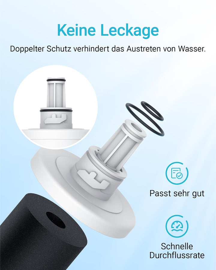 AQUA CREST DA29-00003F Kühlschrank-Wasserfilter, Kompatibel mit Samsung Aqua Pure Plus DA29-00003F,