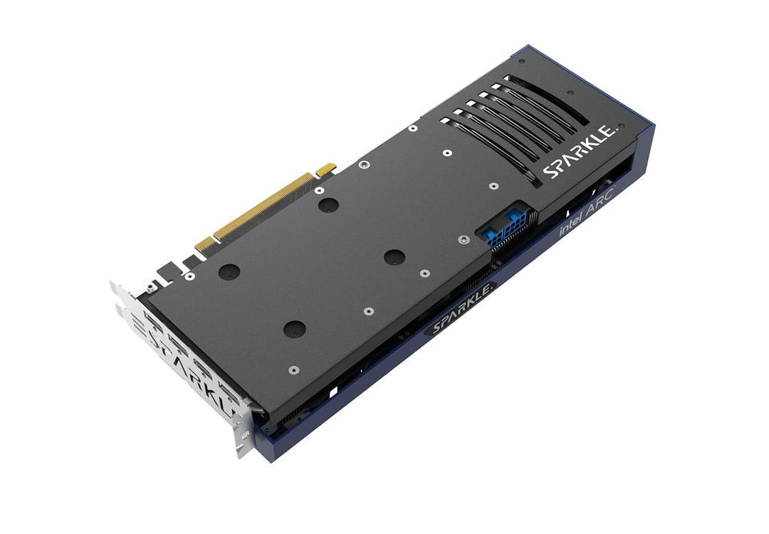 SPARKLE Intel Arc A770 Titan OC Edition, 16 GB GDDR6, ThermalSync, zerrissene Kühlung, Axiallüfter,