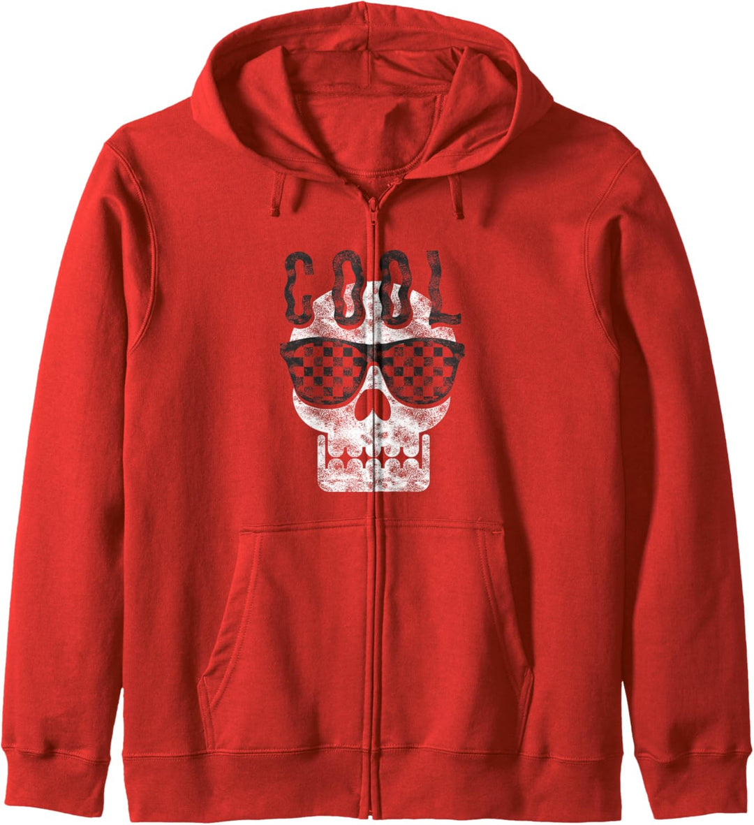 Cooler Totenkopf. Kapuzenjacke