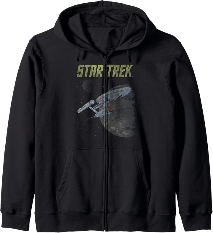 Star Trek: The Original Series Vintage Enterprise Poster Kapuzenjacke