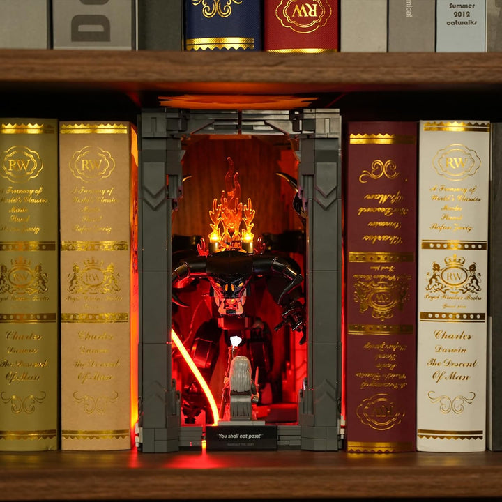 BRIKSMAX Licht für Lego Der Herr der Ringe: Balrog Bücherstütze 10367 - Compatible with Icons Bauste