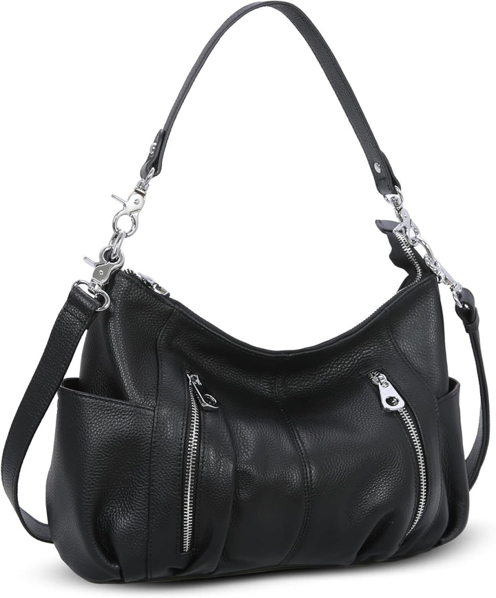 HESHE Echtes Leder Geldbörsen für Frauen Schulter Hobo Bag Crossbody Satchel Handtaschen Designer Da