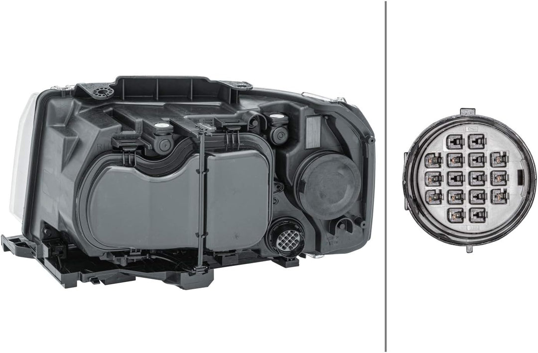 HELLA 1EF 354 025-101 Halogen Scheinwerfer - für u.a. Land Rover Freelander 2 (L359) - ECE - für Rec