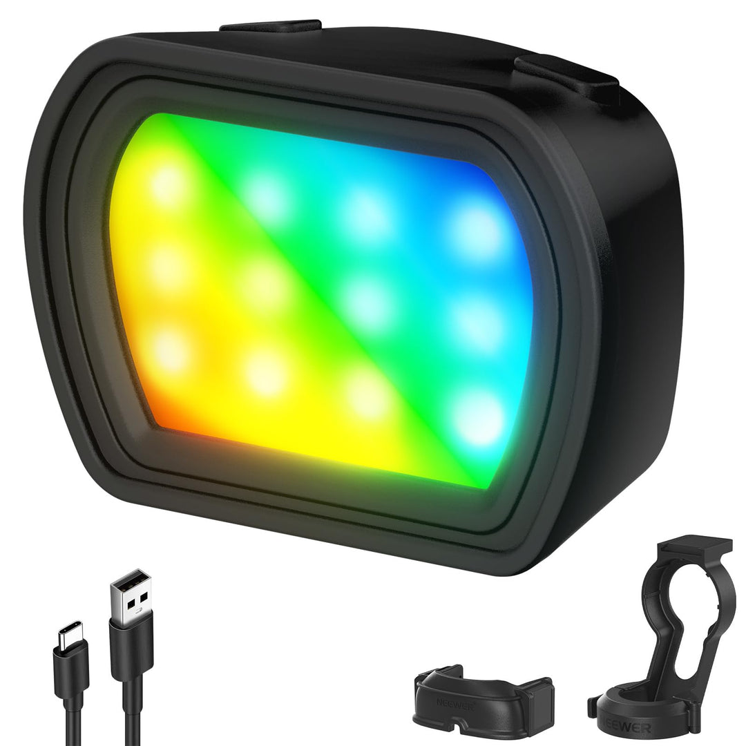 NEEWER Basics Video Light, magnetisches RGB Selfie Licht, kompatibel mit DJI OSMO Pocket 3 Gimbal Ka