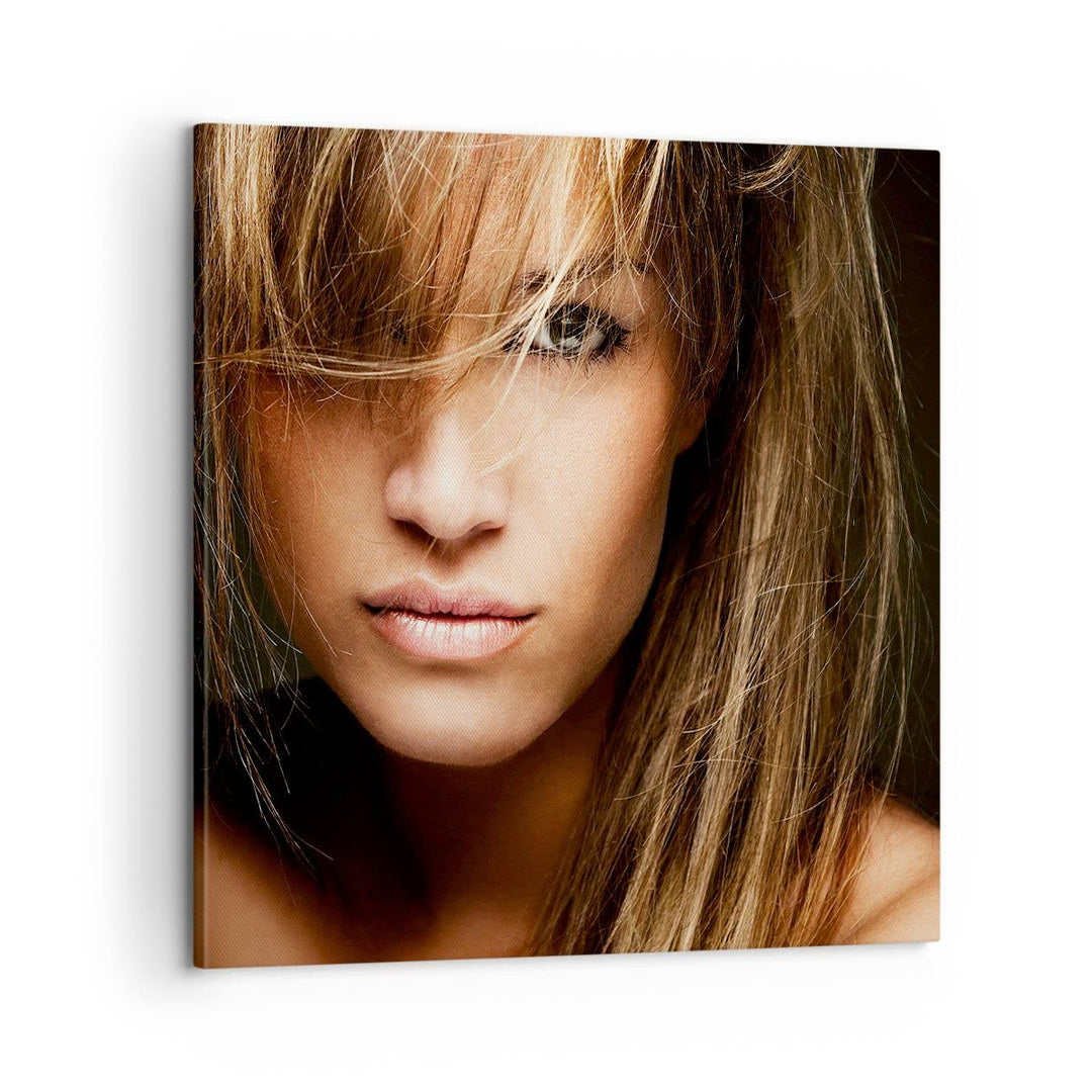 Bilder auf Leinwand Weiblich mode modell nackt Leinwandbild 60x60cm Wandbilder Dekoration Wohnzimmer