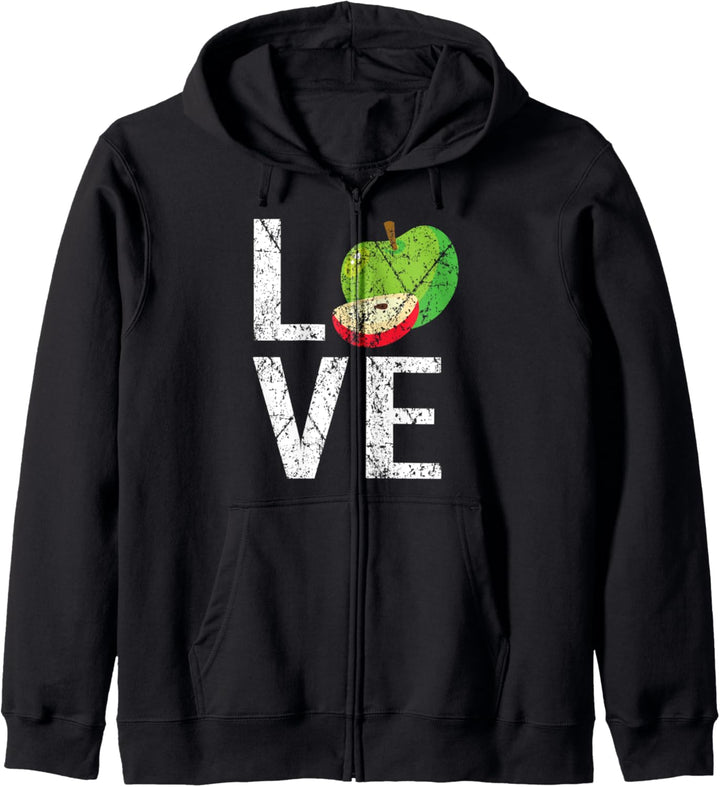 Love Shana Tova Umetuka Apple Funny Jewish Rosh Hashanah Kapuzenjacke