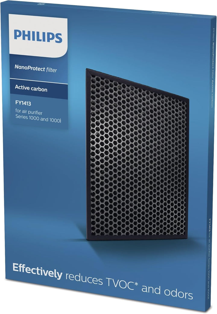 Philips Domestic Appliances FY1413/30 Aktivkohlefilter für Luftreiniger series 1000, Schwarz