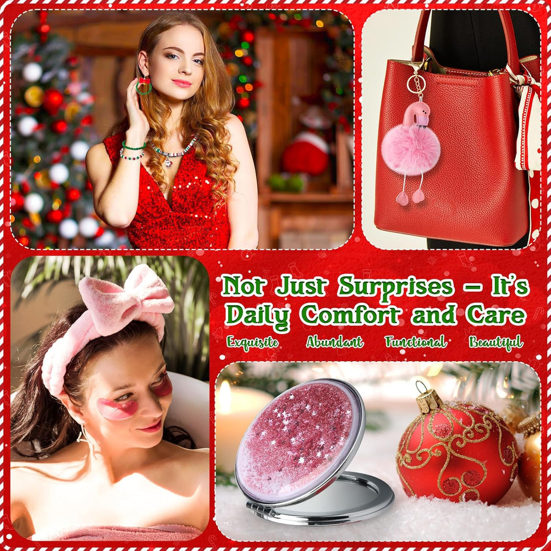 Adventskalender für Frauen 2025 - Weihnachtskalender mit Beauty-Produkten, Schmuck, Accessoires - Pe
