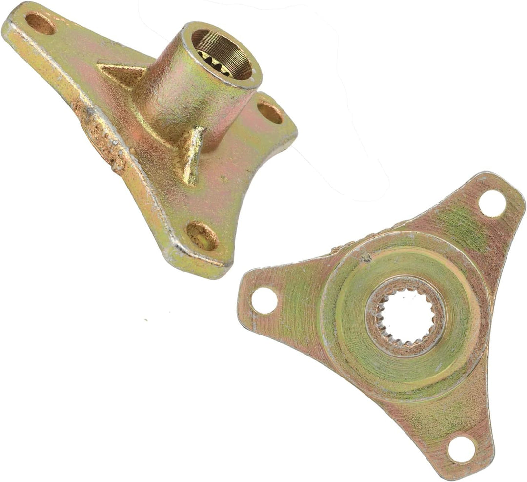 2Pcs 17T Spline Hinterrad Achsnabe Stahllegierung Fit für Quad Bike ATV Go Kart 50cc 110cc
