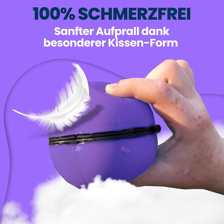 12x Wasserbomben wiederverwendbar in 2 starken Team-Farben [in 1 Sekunde befüllt] - Premium Silikon