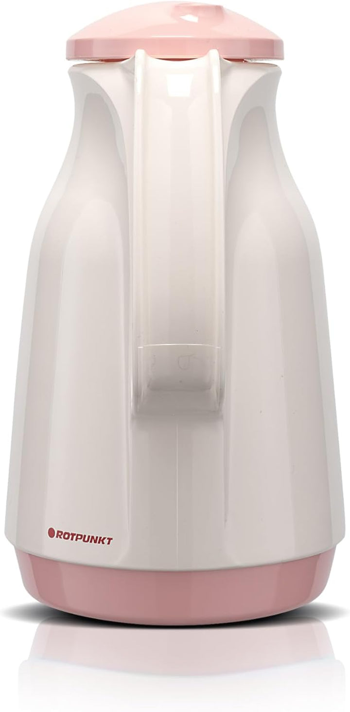 ROTPUNKT Isolierkanne 220 Bella 1,0 l | Zweifunktions-Drehverschluss | BPA Frei- gesundes Trinken |