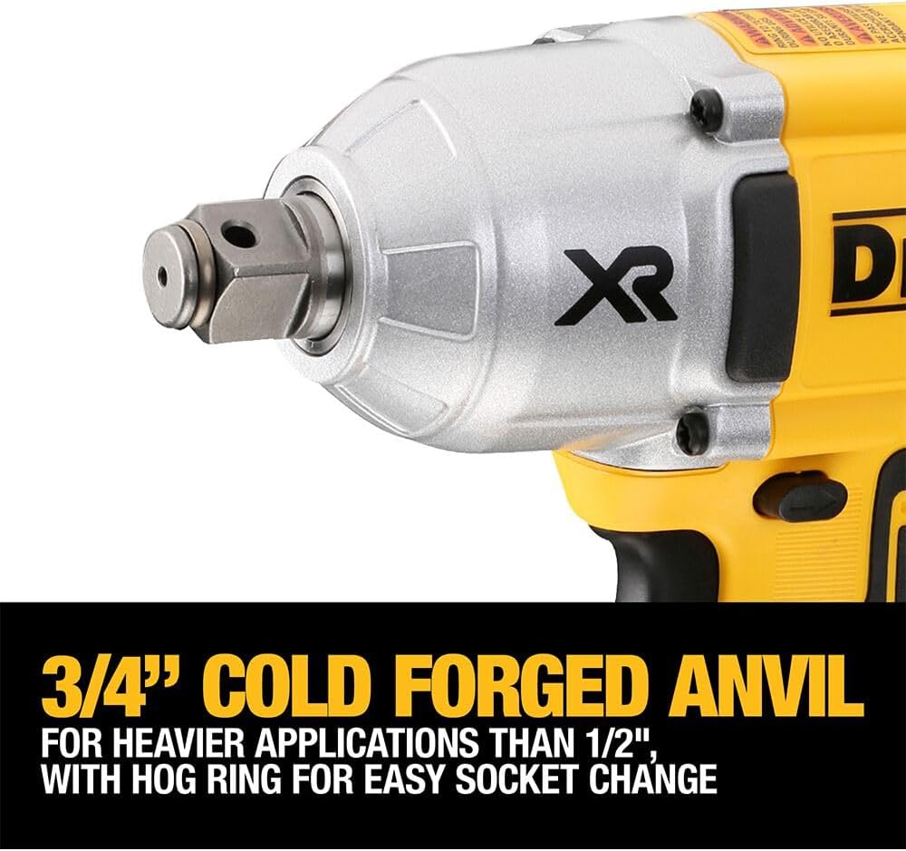 Dewalt 18V XR Akku-Schlagschrauber DCF897NT (bürstenlos, 3/4", 950 Nm, Vollmetallgetriebe- und Schla
