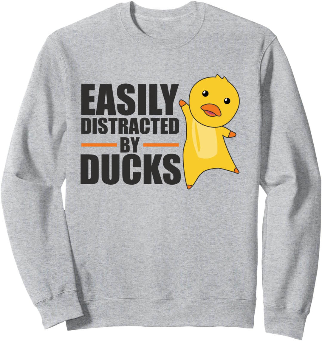 Leicht abgelenkt von Enten - süsse Ente Sweatshirt