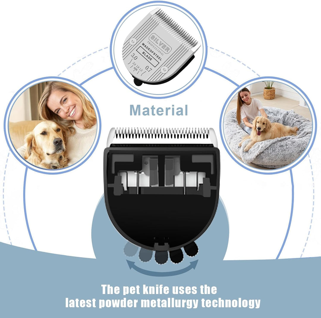 5-in-1-Ersatzklingen, kompatibel mit Wahl Bravura Clipper Chromado, Creativa, Figura Hunde-Schermasc