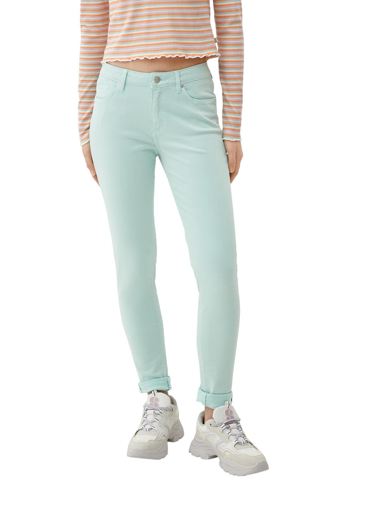 Q/S by s.Oliver Damen Jeans-Hose, lang 32W / 30L Blue Green, 32W / 30L Blue Green