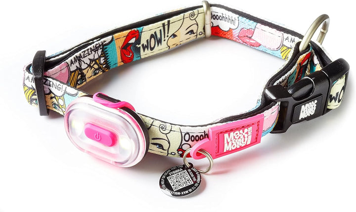 Max & Molly Matrix Ultra LED, Hundelicht für Geschirr, Leine & Halsband, Rose, Wasserfest, USB Wiede