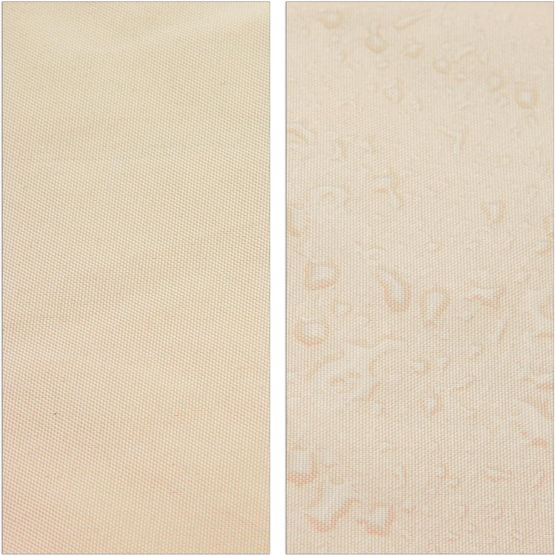 Relaxdays Sonnensegel rechteckig, 3,5 x 4,5 m, wasserabweisend, UV-beständig, mit Spannseilen, Terra