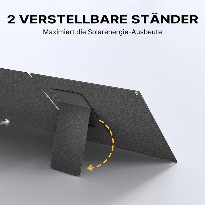 MARBERO 100W faltbares Solarpanel IP68 wasserdicht, 20V Solarladegerät für Powerstation, Typ-C,USB &