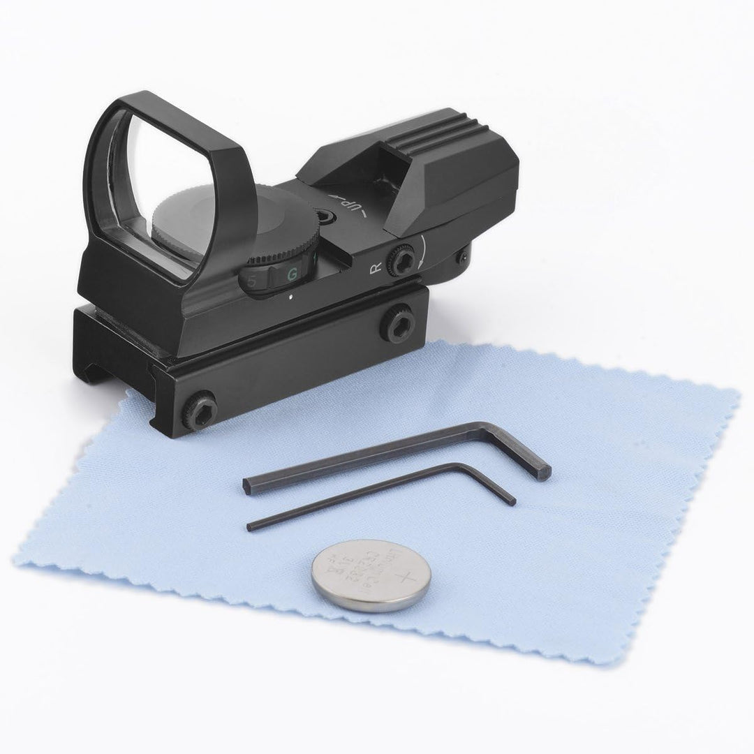 Red Dot Visier Sight Scope Leuchtpunktvisier Reflexvisier Reflex Sight Red Green mit Tactical 4 Reti