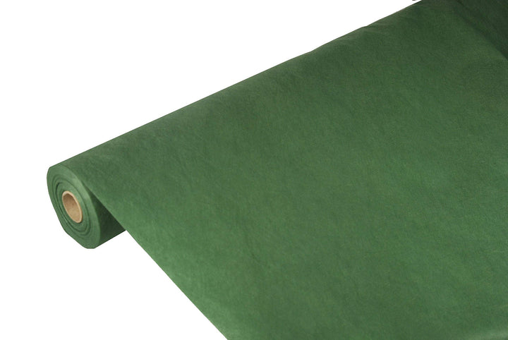 Papstar, Tischdecke, stoffähnlich, Vlies "soft selection" 25 m x 1,18 m dunkelgrün, #82345