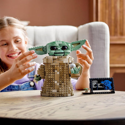 LEGO 75318 Star Wars: The Mandalorian Das Kind, grosse Baby-Yoda-Figur zum Bauen und Sammeln für Fan