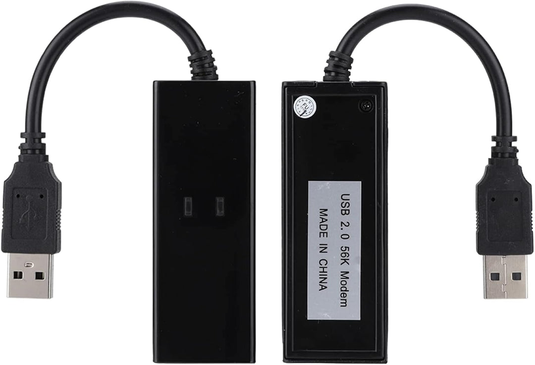 ciciglow Externes USB-56K-DFÜ-Modem für Win7 Win8 Win10 XP, Quick Connect, Fax-Datenmodem