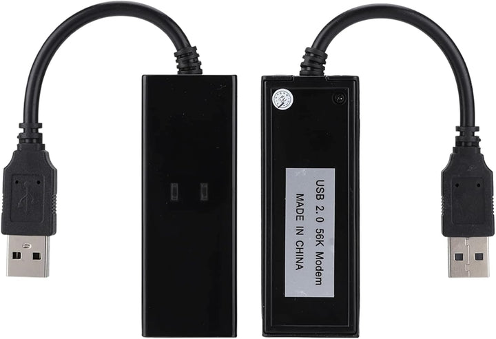 ciciglow Externes USB-56K-DFÜ-Modem für Win7 Win8 Win10 XP, Quick Connect, Fax-Datenmodem