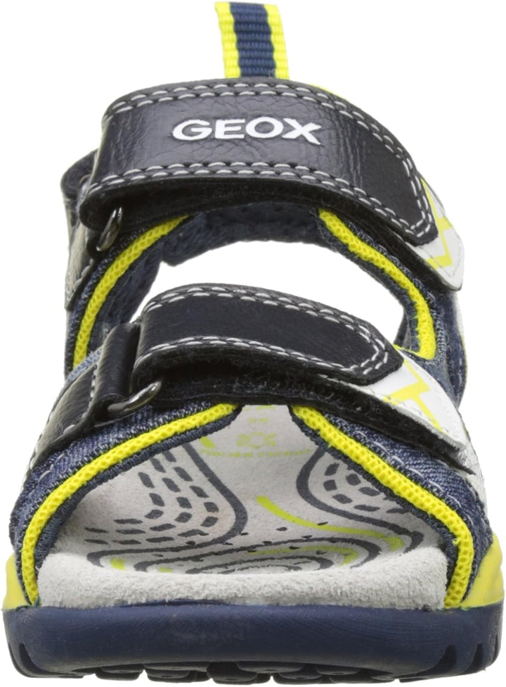 Geox Jungen J Borealis Boy D Sandalen 33 EU Blau Navy Limec0749, 33 EU Blau Navy Limec0749