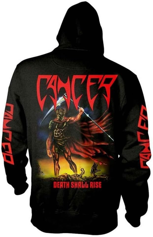 CANCER Death Shall Rise (Black) Zip-Hood/Kapuzenjacke S