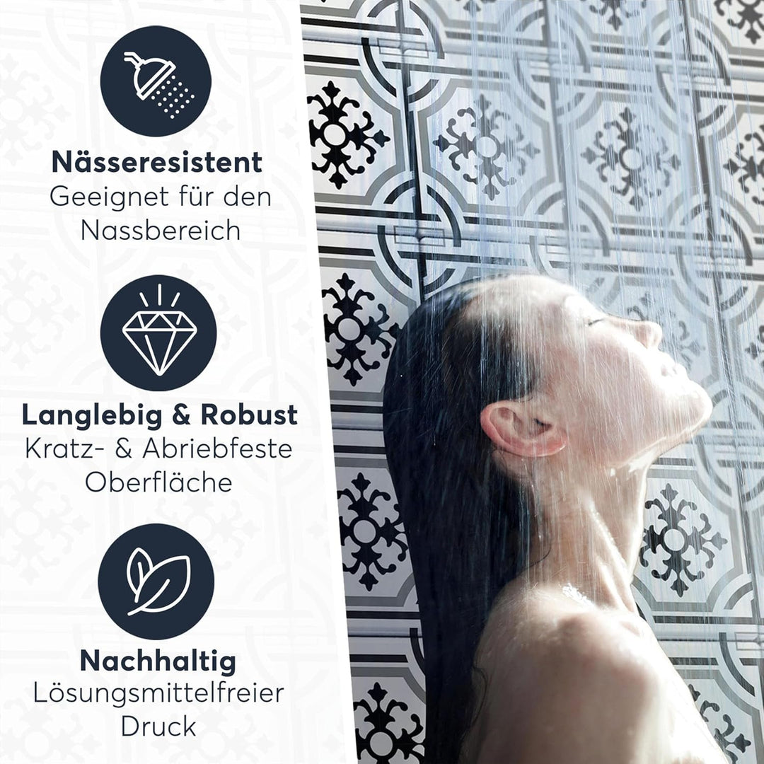 CREATISTO Mosaik-Fliesen Fliesensticker Fliesenfolie - Aufkleber Sticker für Wandfliesen I Stickerfl