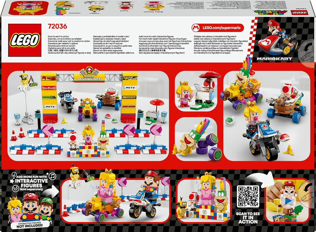 LEGO Super Mario: Mario Kart – Baby Peach & Grand Prix-Set, Nintendo Figuren – Toad, Lakitu, Baby Pe