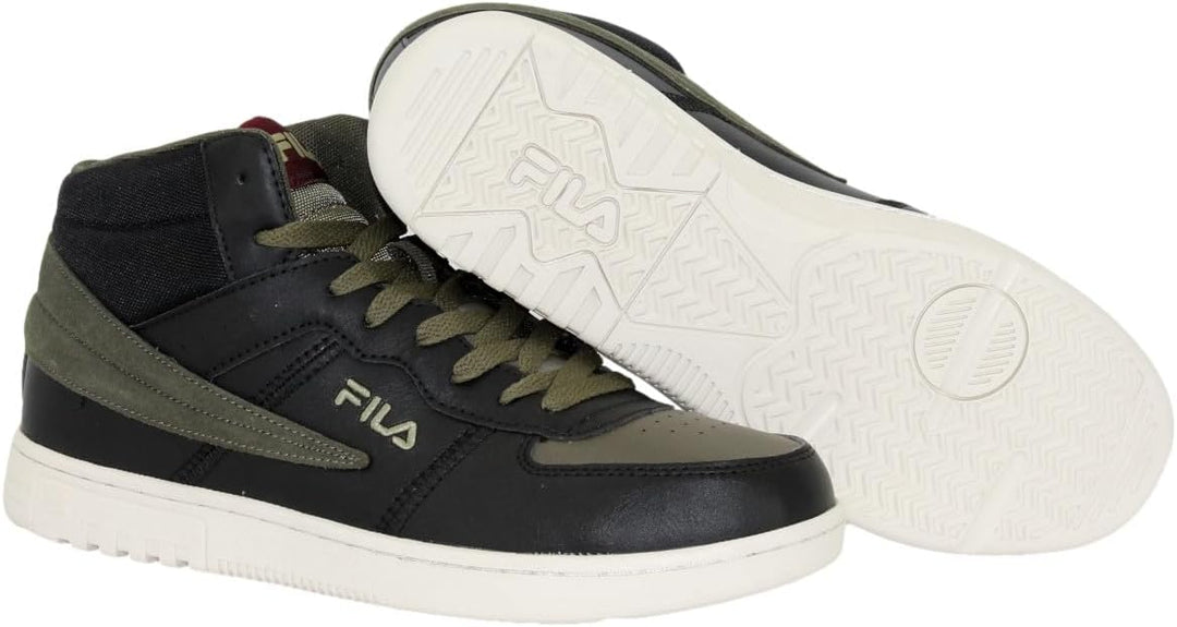 FILA Herren Noclaf Mid Sneaker 42 EU Black Olive Night, 42 EU Black Olive Night