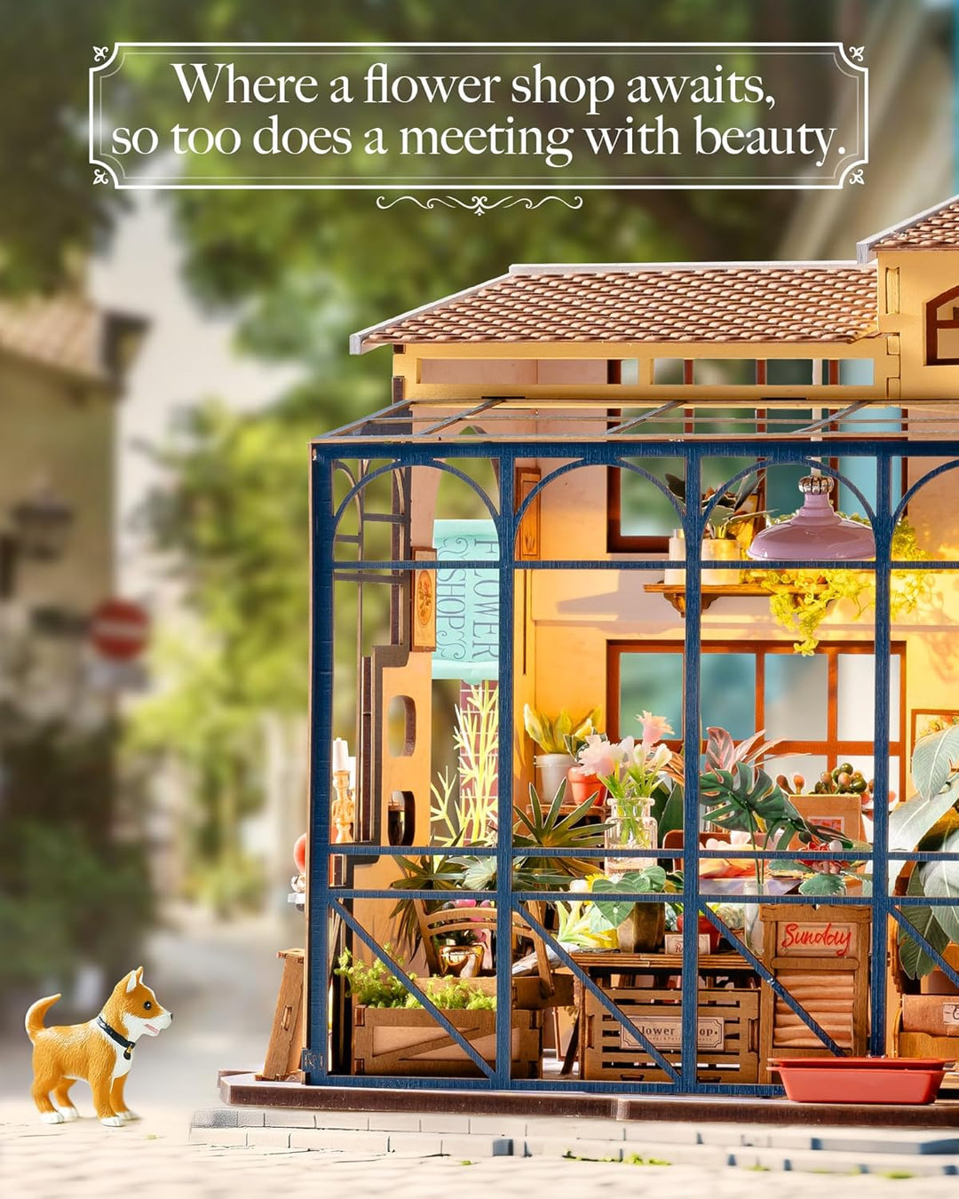 Rolife DIY Miniatur Haus Puppenhaus Kit HolzHaus Modell für Mädchen und Jungen Kinder 14+ Jahre Alt