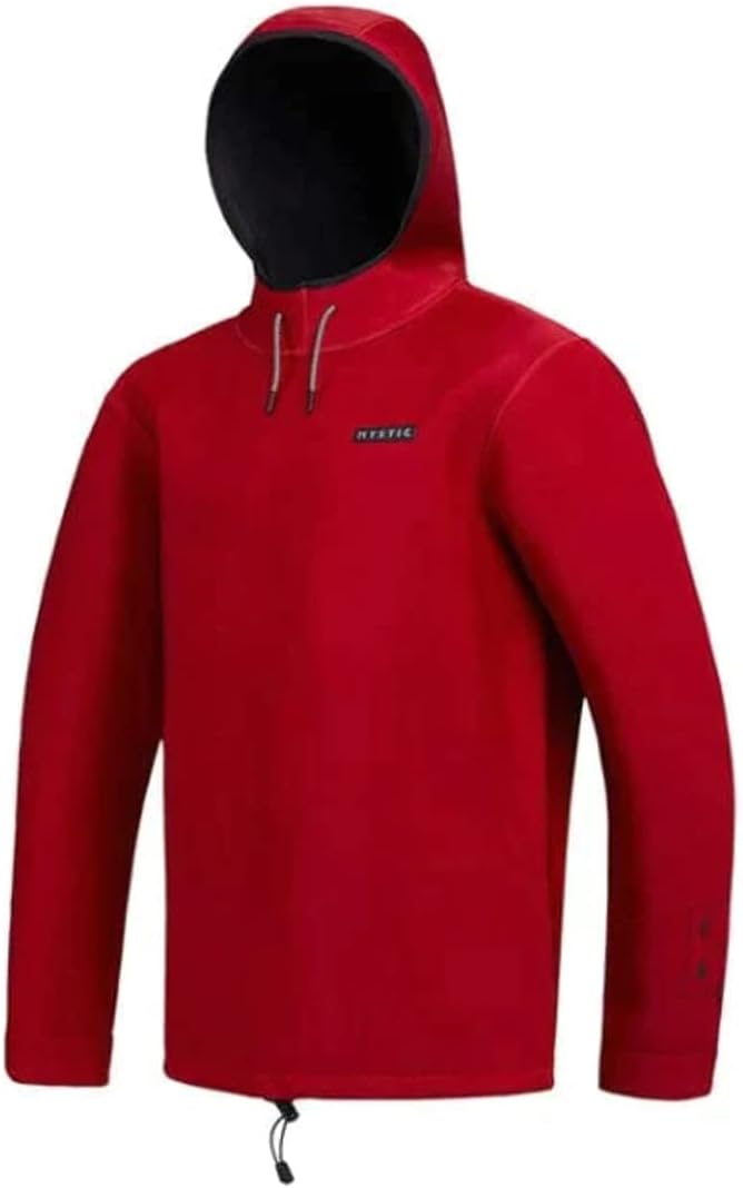 Mystic Watersports - Surf 2mm & Windsurfing Star Sweat 2 mm Neopren-Neoprenanzug-Hoodie - Rot - Vers