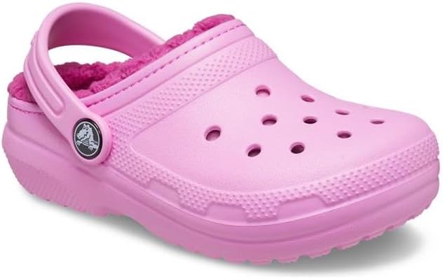 Crocs Unisex Kinder Baya Lined T Clogs 28/29 EU Taffy Pink, 28/29 EU Taffy Pink