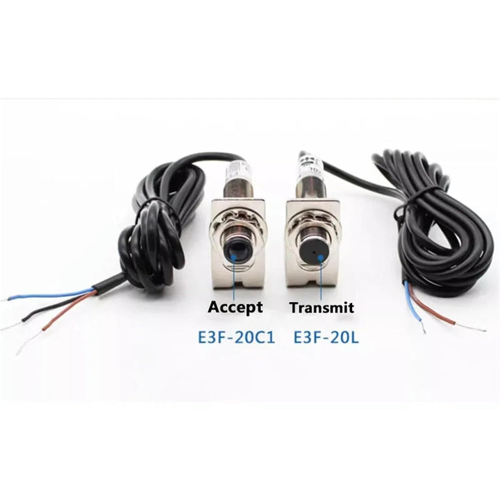 M12 laser opposite photoelectric switch E3F-20L/20C1 infrared proximity sensor normally open 20 mete