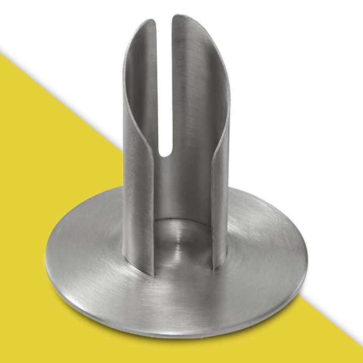 Kerzenleuchter für Kerzen - Kerzenständer in Silber & Gold gebürstetem Messing Metall - Kerzenhalter