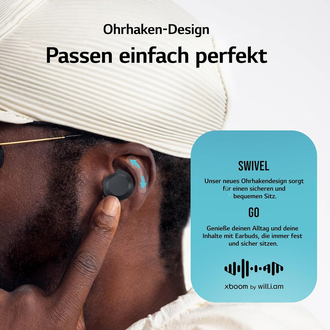 LG,xboom Budslite,In-Ear Bluetooth Kopfhörer,Bluetooth kopfhörer Sport, Kabellose In Ear Bluetooth K