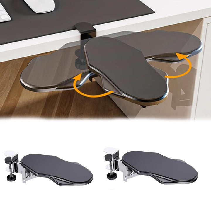 2 Stück Ergonomics Schreibtisch Erweiterung, Schreibtisch Armauflage Faltbare handgelenkauflage Ellb