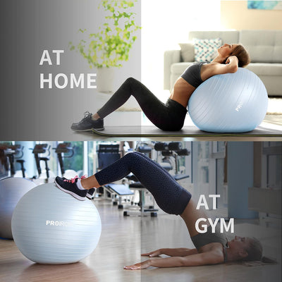 PROIRON Gymnastikball Pezziball Sitzball Trainingsball Fitnessball & Balance für Core-Training mit P