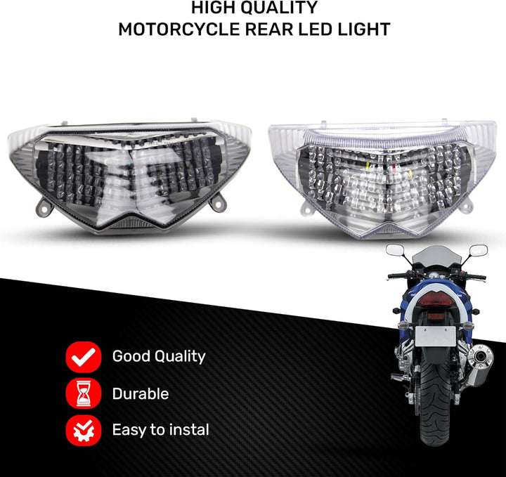 aVDB-moto LED-Bremslicht mit integrierten Blinker kompatibel mit GSF Bandit 650 2006/2009, 1250, GSX