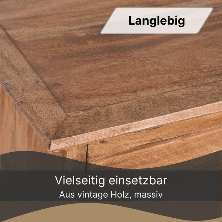 DESIGN DELIGHTS rustikales WEINREGAL Cortez 85 | 85x55cm(HxB) Massivholz | Flaschenregal, Weinflasch