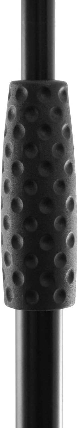 Tiger MCA14-BK Mikrofonständer mit Rundfuss - Schwarz Schwarz Runde Base Single, Schwarz Runde Base