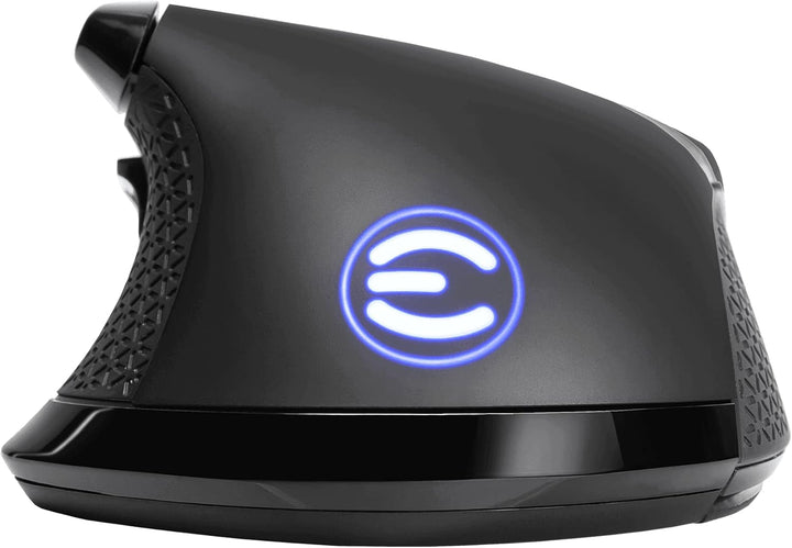 EVGA X20 Gaming Mouse, Wireless, Black, Customizable, 16,000 DPI, 5 Profiles, 10 Buttons, Ergonomic