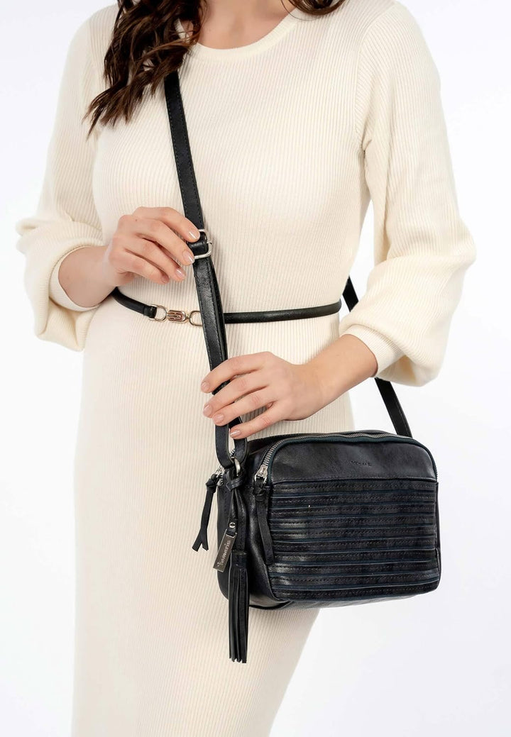 Tamaris Umhängetasche Liane 32210 Damen Handtaschen Mustermix Einheitsgrösse Blau, Einheitsgrösse Bl