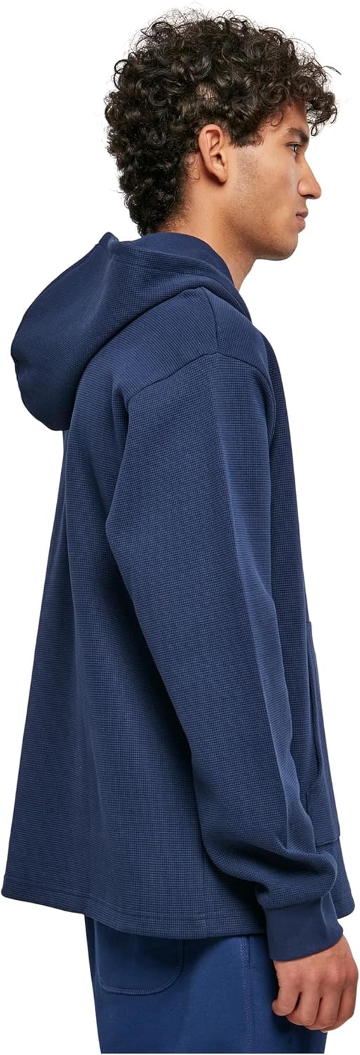 Urban Classics Herren Kapuzenpullover Oversized Waffle Hoody, überschnittenen Schultern, erhältlich